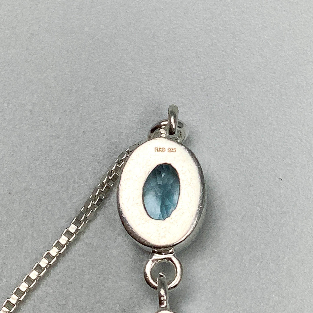 Blue Topaz Sterling Silver Bracelet-Rocks and Gems Canada