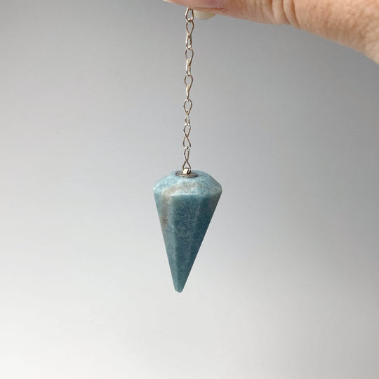 Blue Trolleite Pendulum-Rocks and Gems Canada