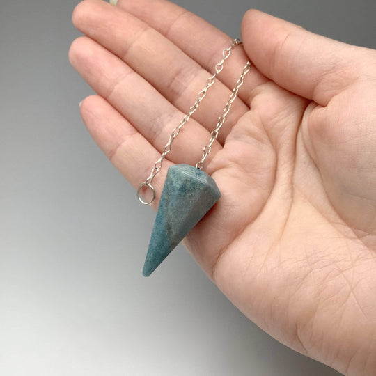 Blue Trolleite Pendulum-Rocks and Gems Canada