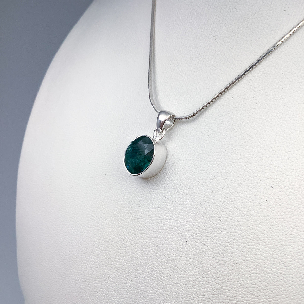 Blue and Green Tourmaline Pendant-Rocks and Gems Canada