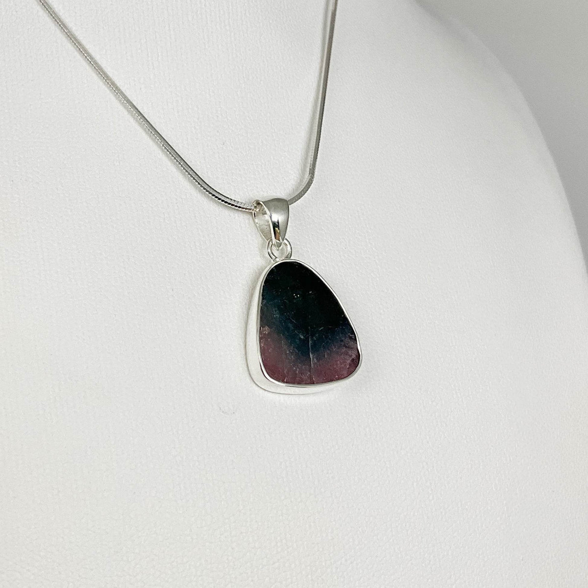 Blue and Pink Mixed Tourmaline Pendant-Rocks and Gems Canada