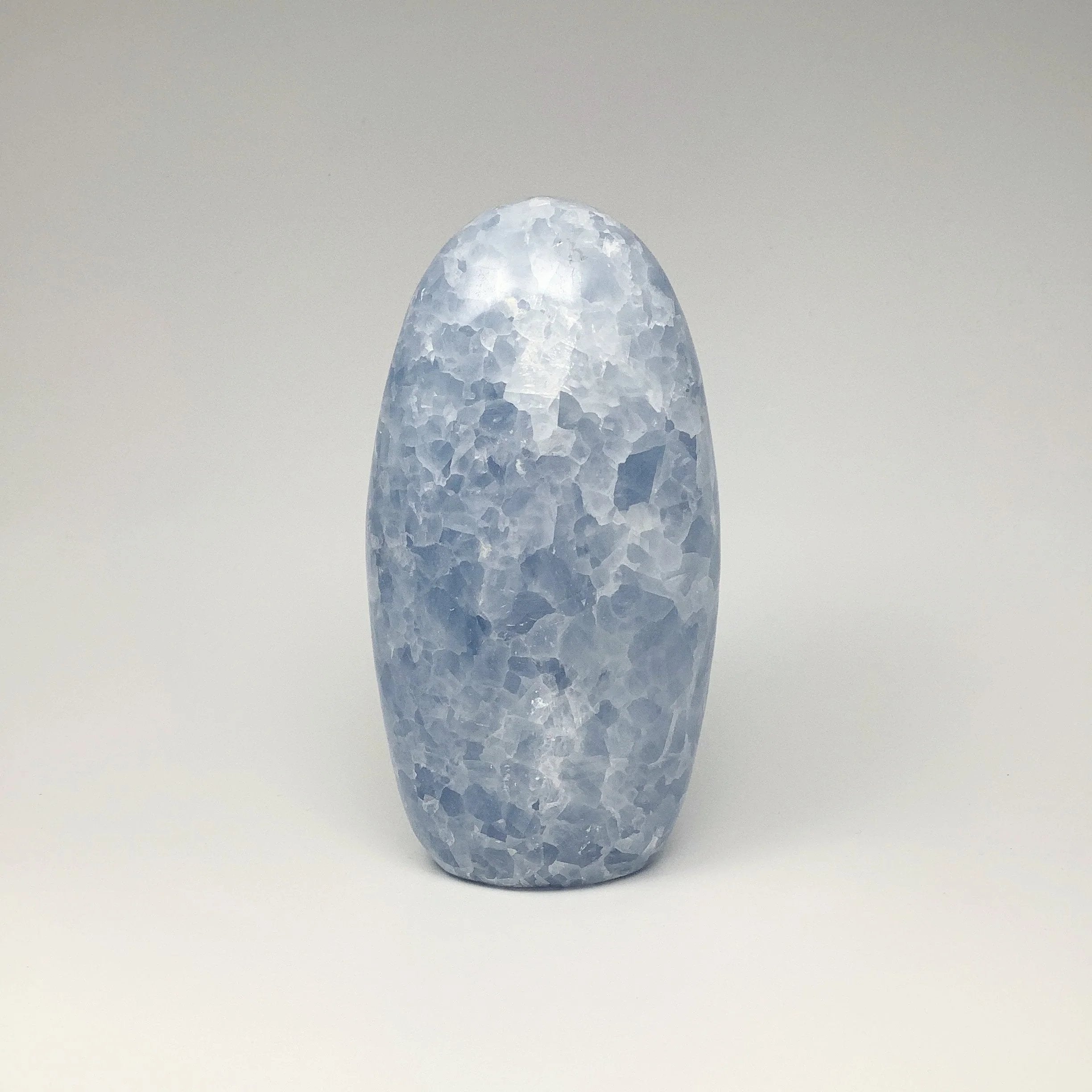 Blue Calcite Stand Up - Rocks and Gems Canada