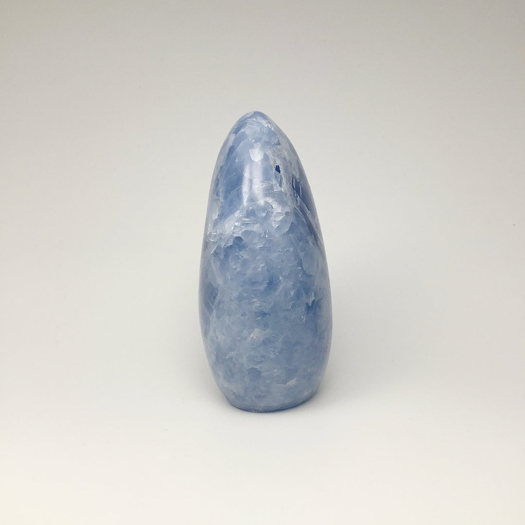 Blue Calcite Stand Up - Rocks and Gems Canada
