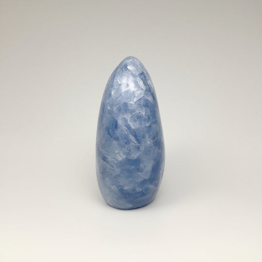 Blue Calcite Stand Up - Rocks and Gems Canada