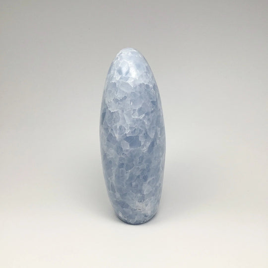 Blue Calcite Stand Up - Rocks and Gems Canada