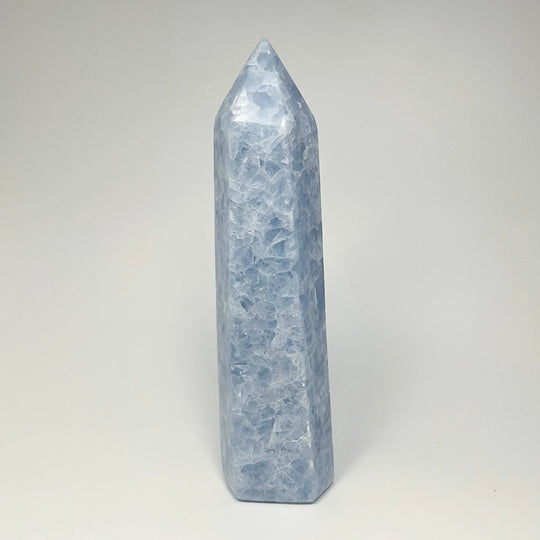 Blue Calcite Tower - Rocks and Gems Canada