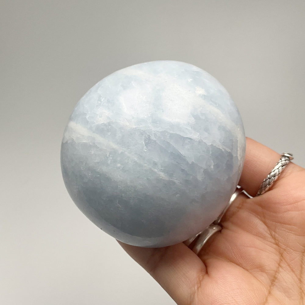 Blue Calcite Tumble - Rocks and Gems Canada