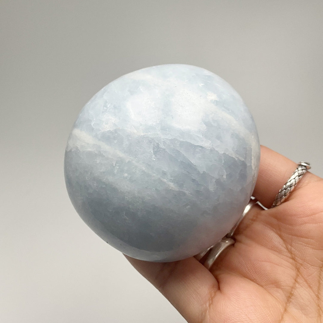 Blue Calcite Tumble - Rocks and Gems Canada