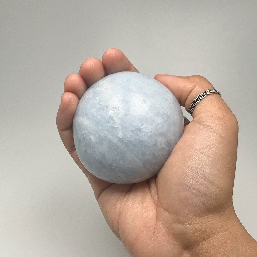 Blue Calcite Tumble - Rocks and Gems Canada