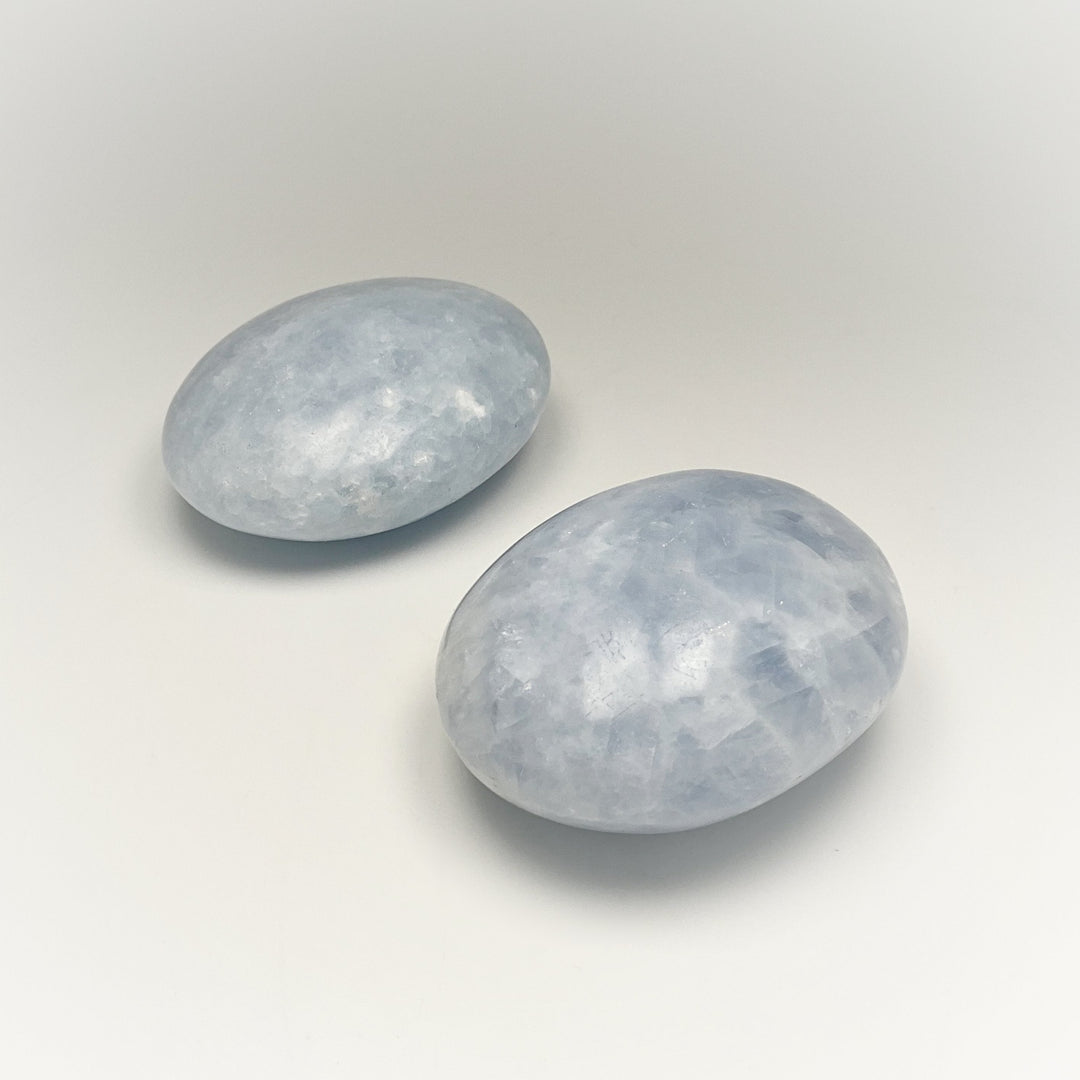 Blue Calcite Tumble - Rocks and Gems Canada
