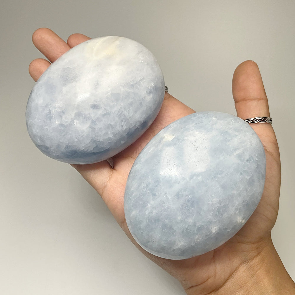 Blue Calcite Tumble - Rocks and Gems Canada