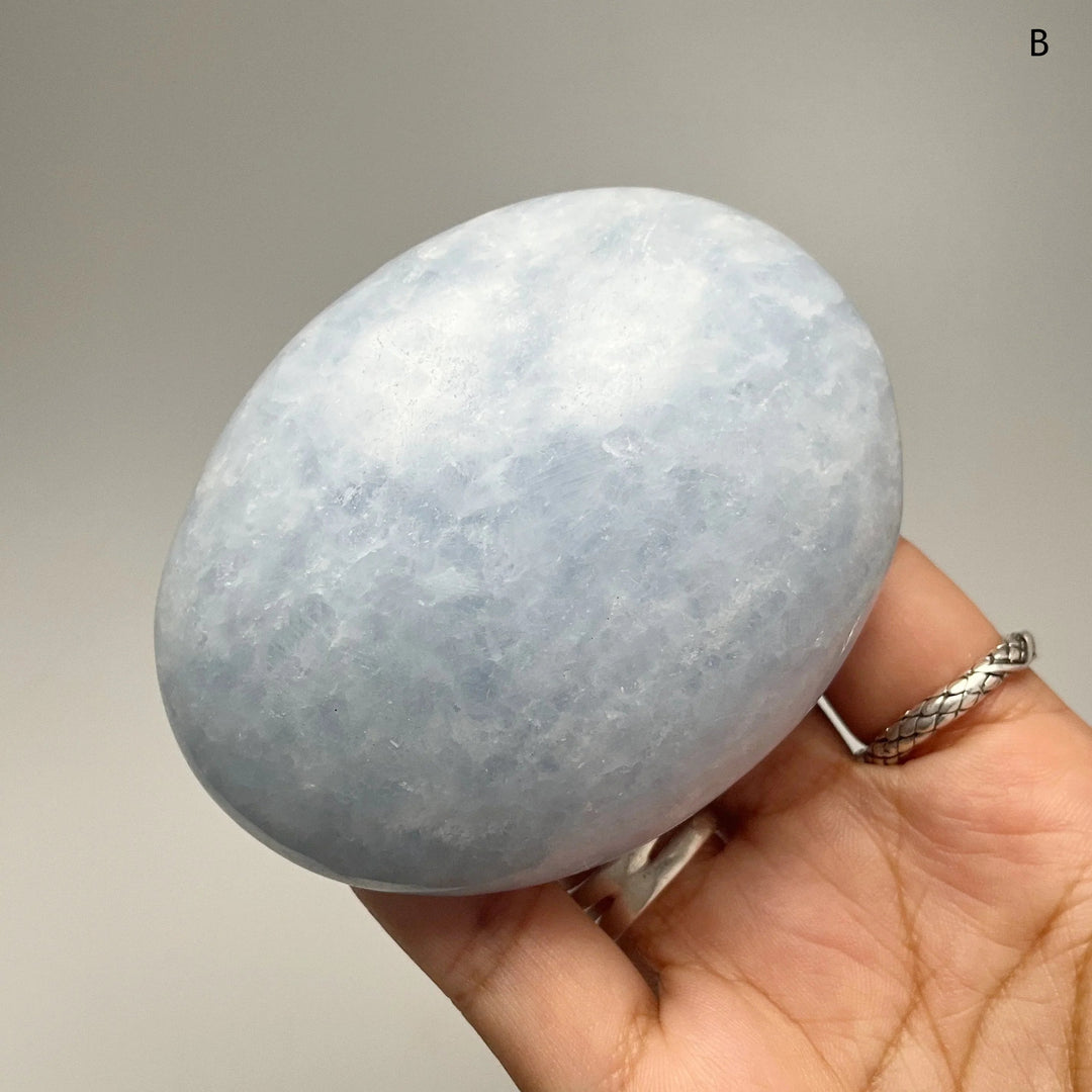 Blue Calcite Tumble - Rocks and Gems Canada
