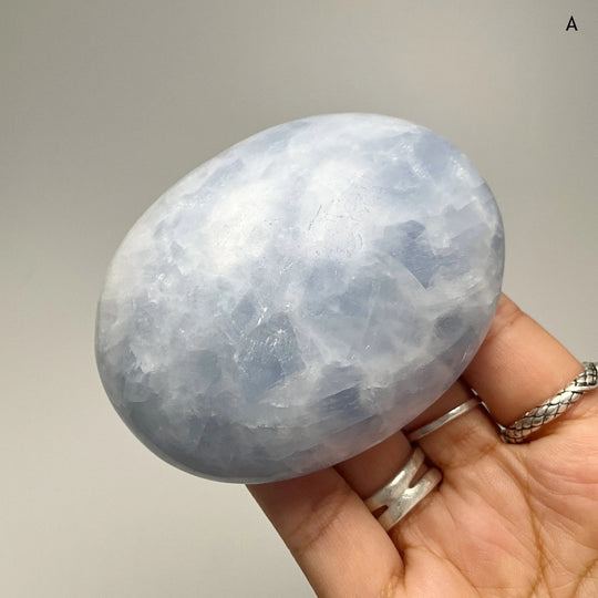 Blue Calcite Tumble - Rocks and Gems Canada