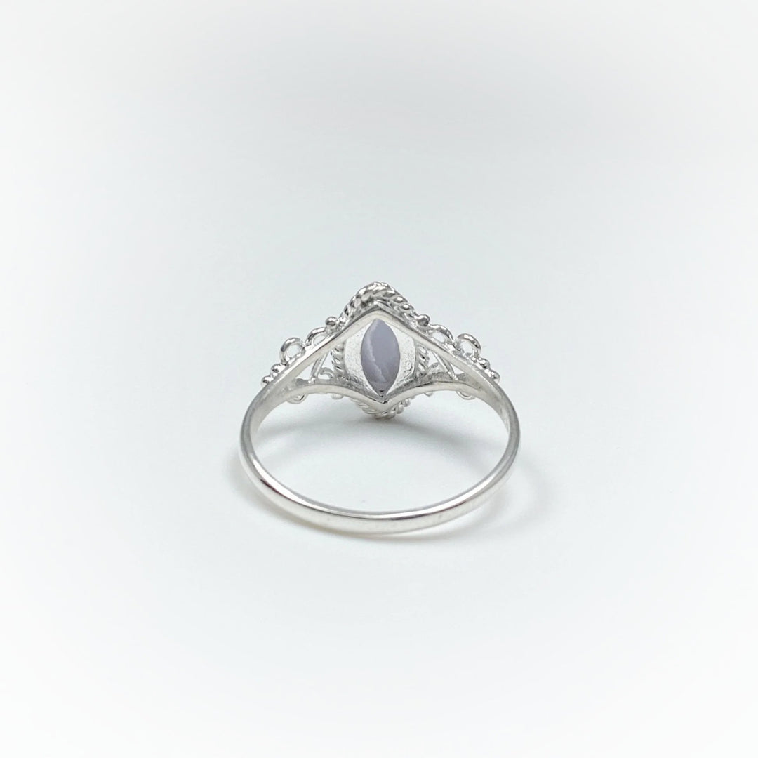 Blue Lace Agate Ring - Rocks and Gems Canada