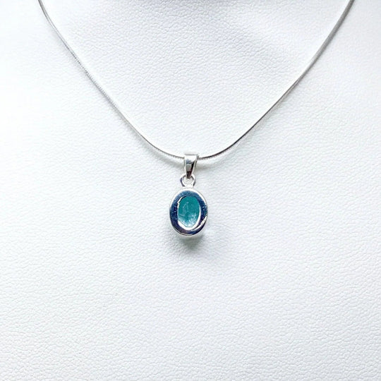 Blue Topaz Pendant - Rocks and Gems Canada