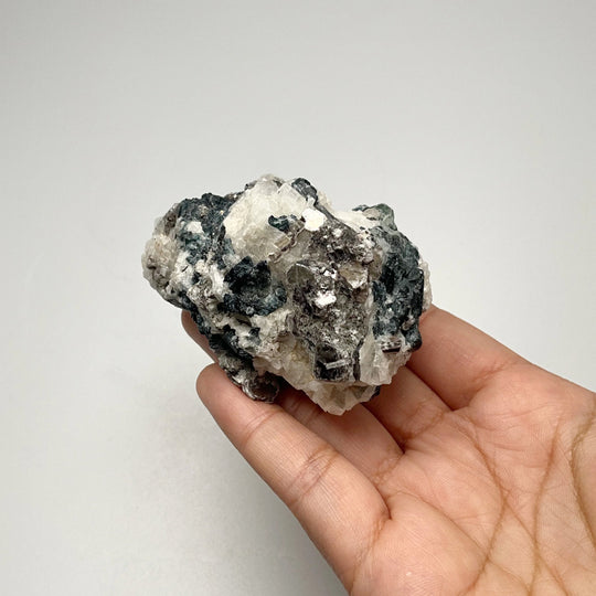 Blue Tourmaline with Lepidolite in Matrix - Rocks and Gems Canada