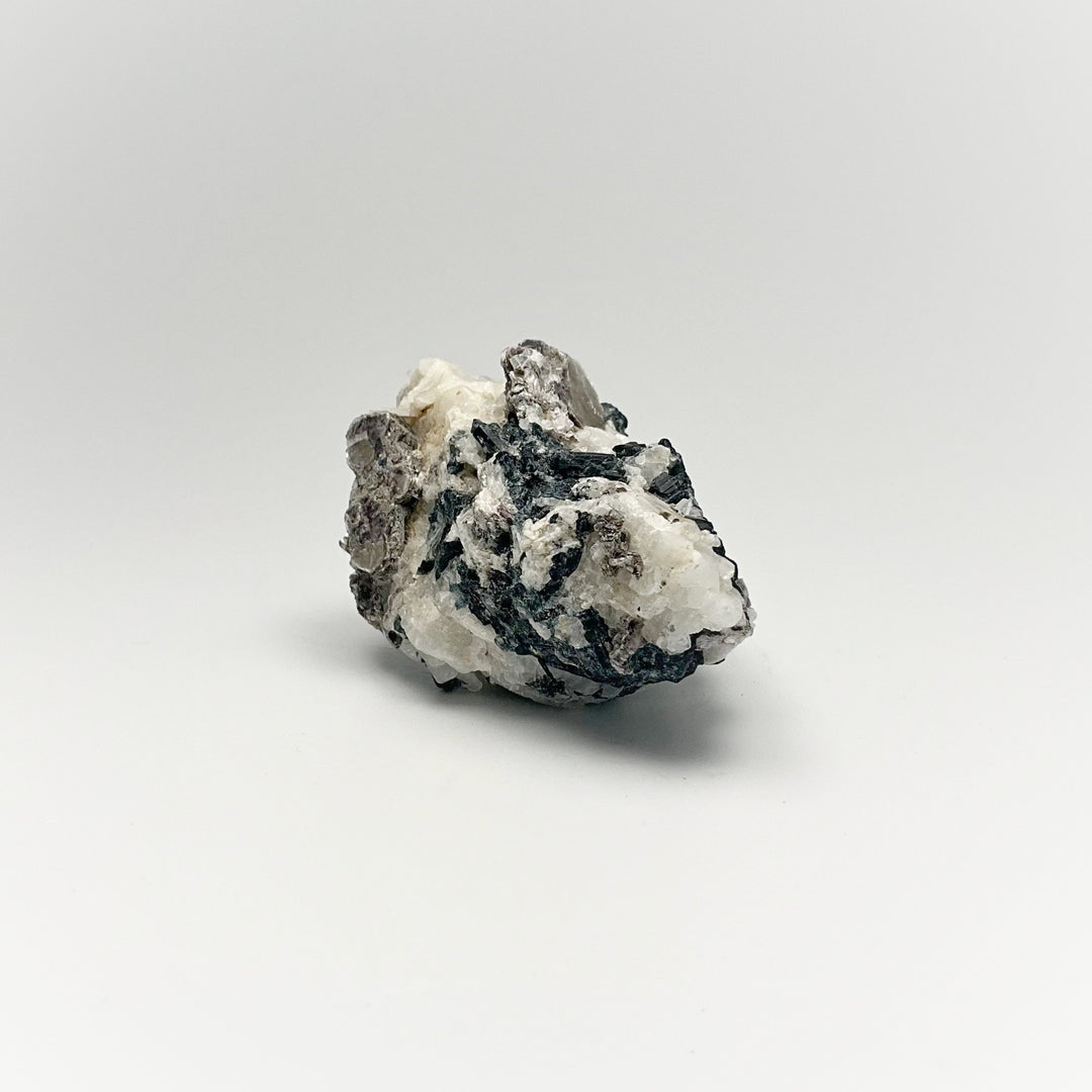 Blue Tourmaline with Lepidolite in Matrix - Rocks and Gems Canada