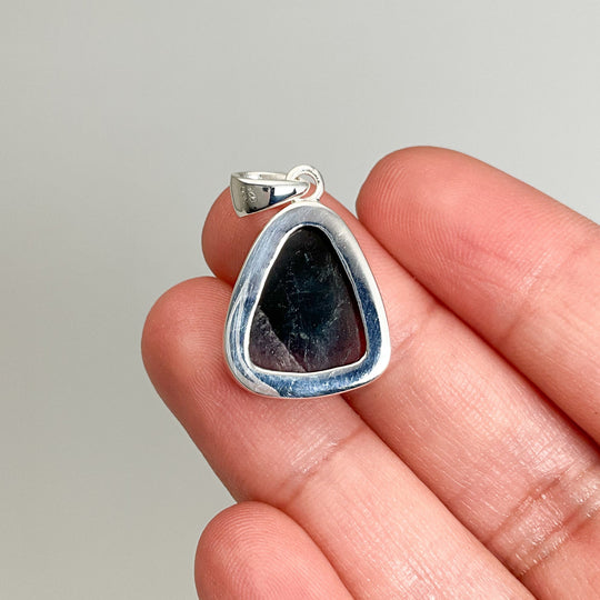 Blue and Pink Mixed Tourmaline Pendant - Rocks and Gems Canada