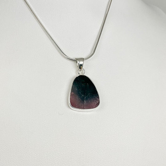 Blue and Pink Mixed Tourmaline Pendant - Rocks and Gems Canada