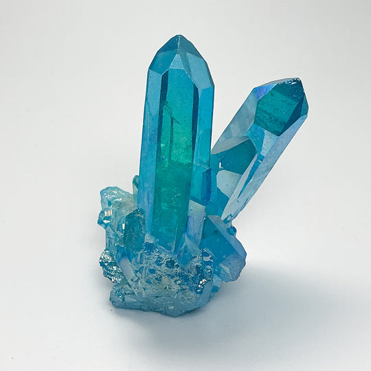 Aqua Aura Quartz Cluster