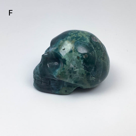 Moss Agate Skulls - Rocks and Gems Canada