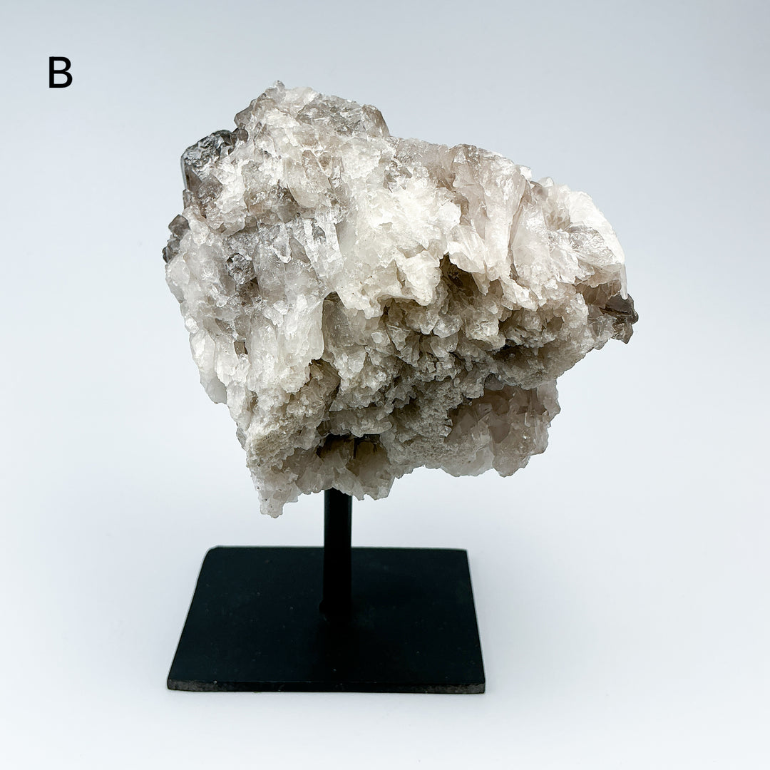 Smoky Quartz Cluster on Display Stand