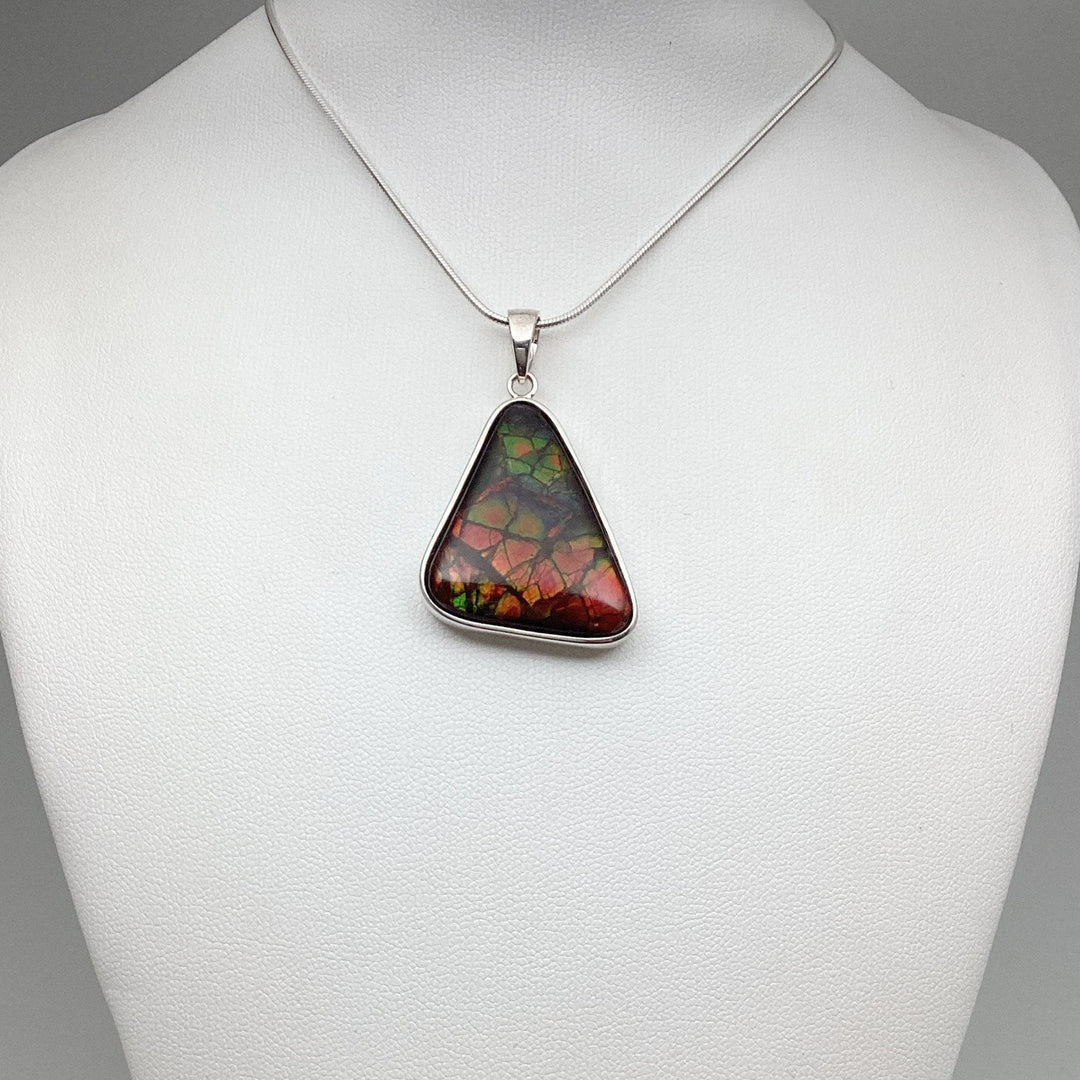 Alberta Ammolite Pendant - Rocks and Gems Canada