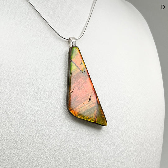Alberta Ammolite Pendant - Rocks and Gems Canada