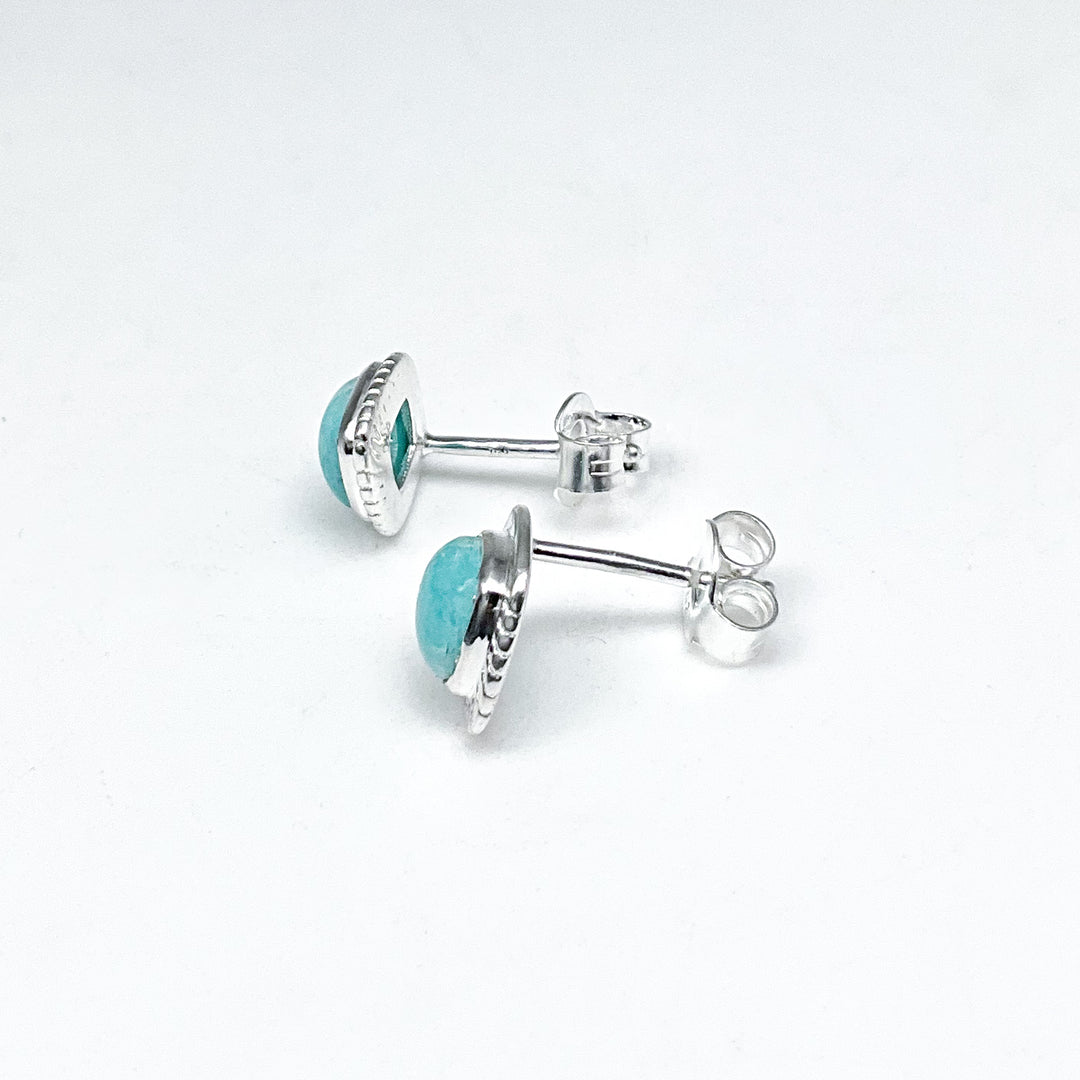Amazonite Stud Earrings