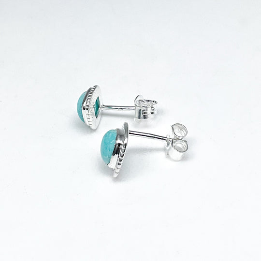 Amazonite Stud Earrings