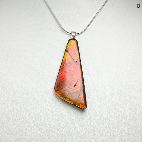 Alberta Ammolite Pendant - Rocks and Gems Canada
