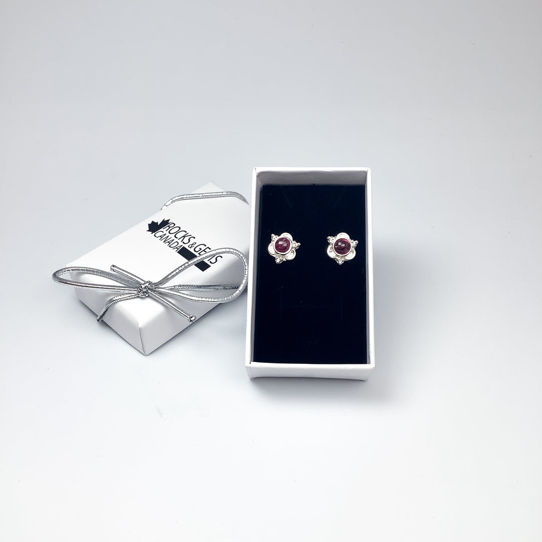 Pink Tourmaline Dangle Earrings - Rocks and Gems Canada
