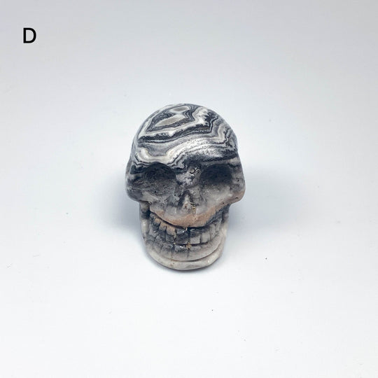 Carved Zebra Jasper Skull - Rocks and Gems Canada