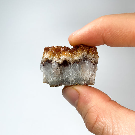 Dark Citrine Druze Cluster - Rocks and Gems Canada