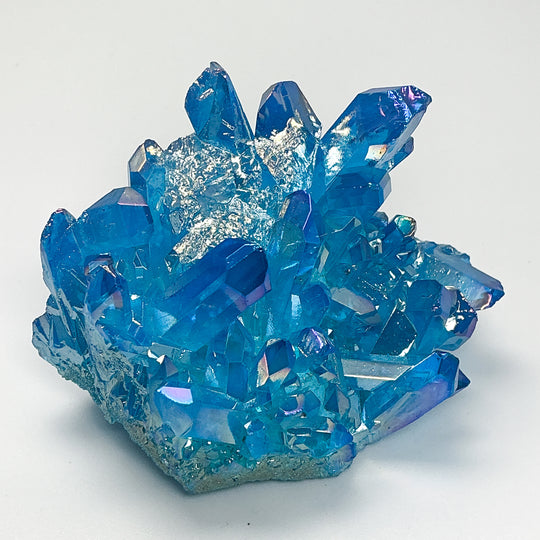 Aqua Aura Quartz Cluster