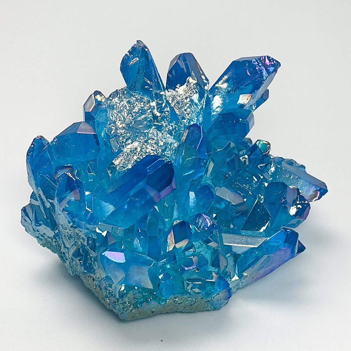 Aqua Aura Quartz Cluster-Rocks and Gems Canada