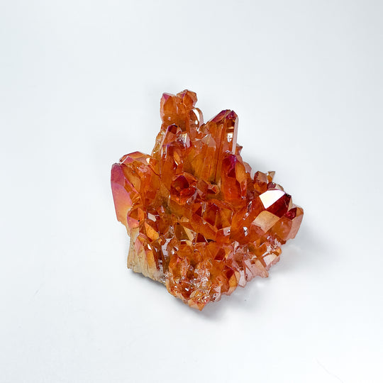 Sunset Aura Quartz Cluster - Rocks and Gems Canada