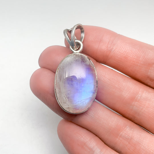 Rainbow Moonstone Pendant - Rocks and Gems Canada