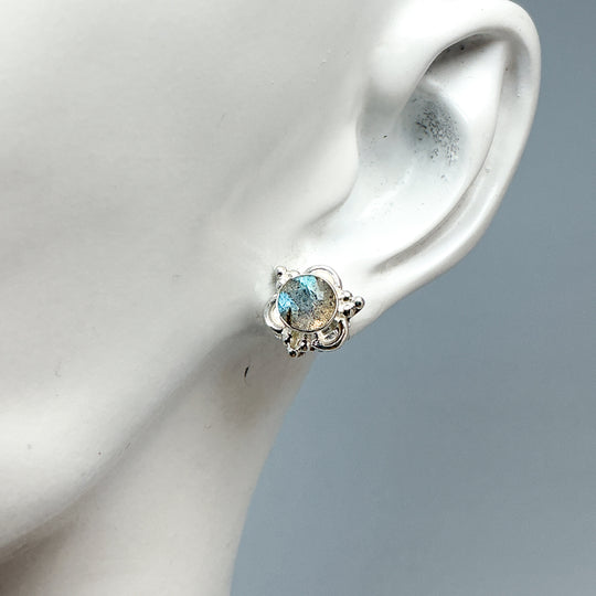 Labradorite Stud Earrings