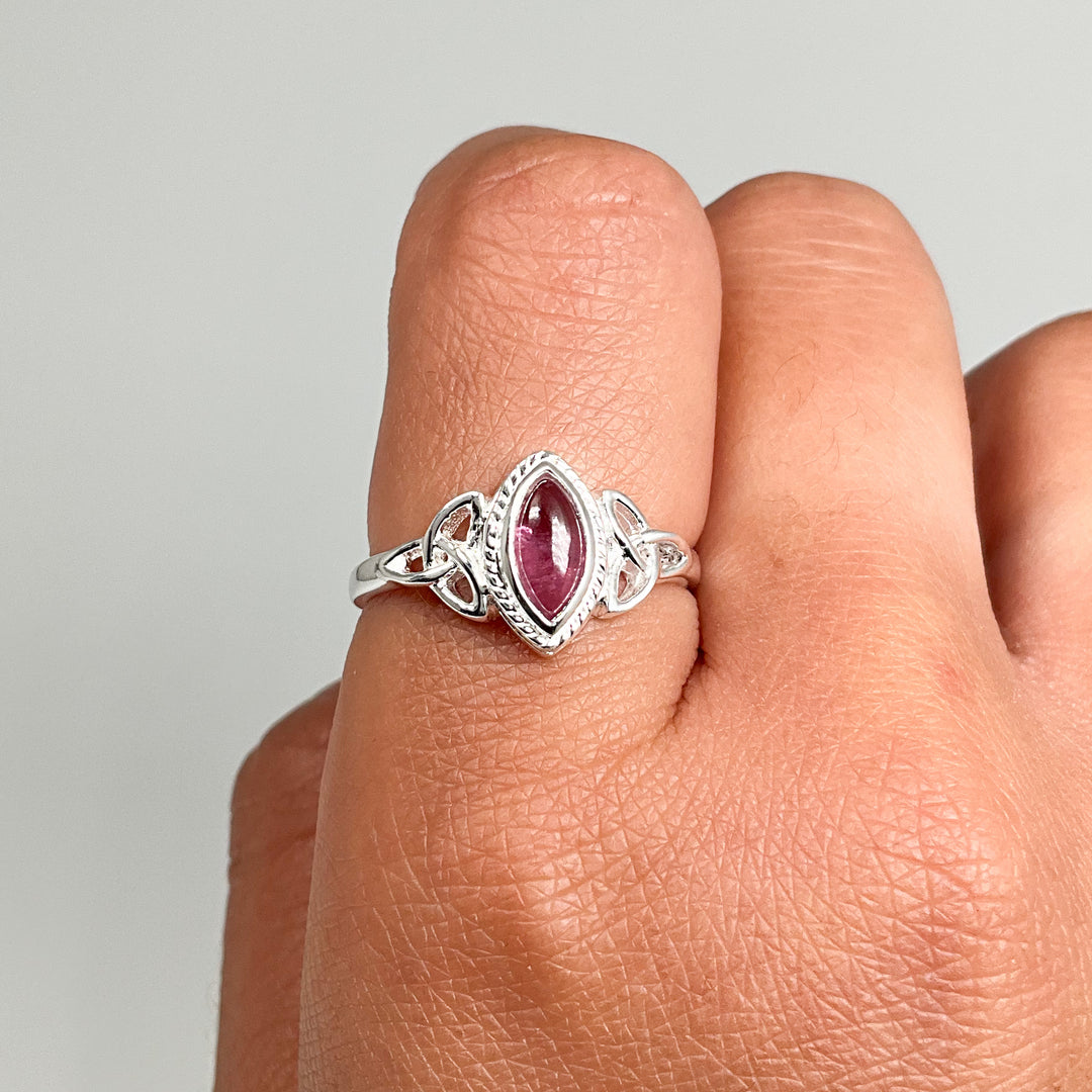 Pink Tourmaline Ring - Rocks and Gems Canada