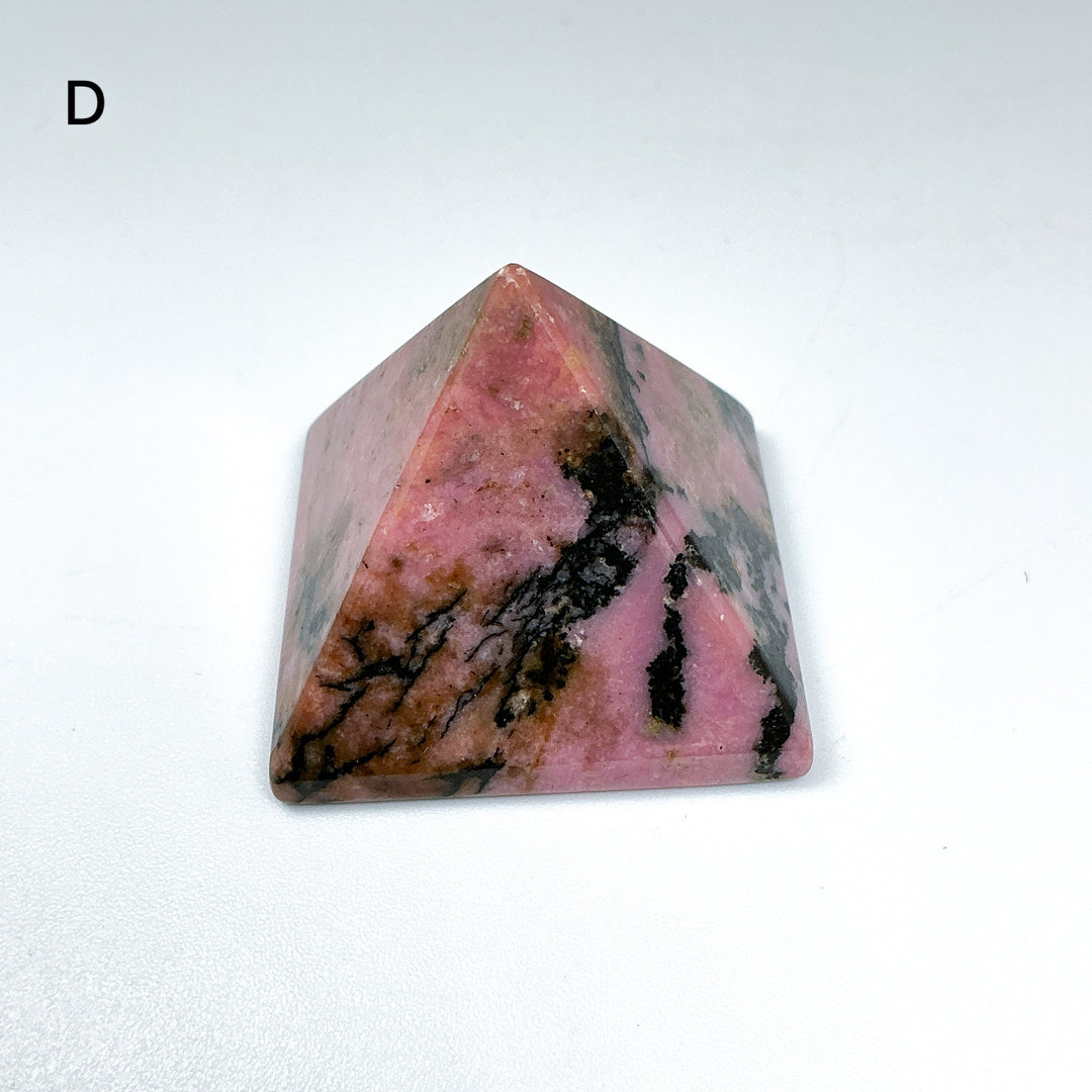 Rhodonite Pyramid - Rocks and Gems Canada