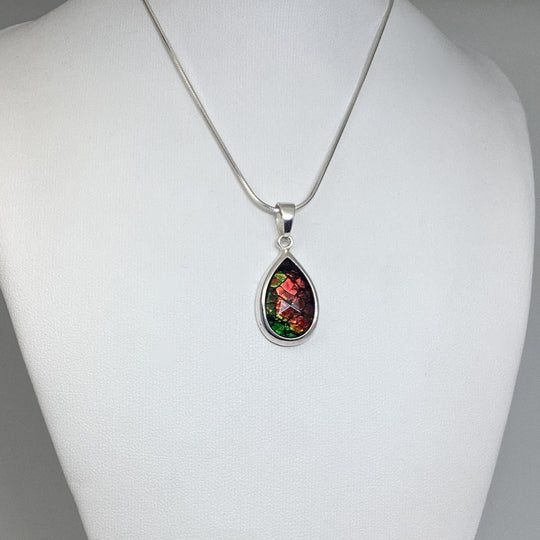 Alberta Ammolite Pendant - Rocks and Gems Canada