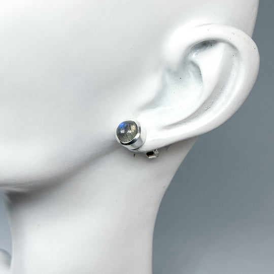 Labradorite Stud Earrings