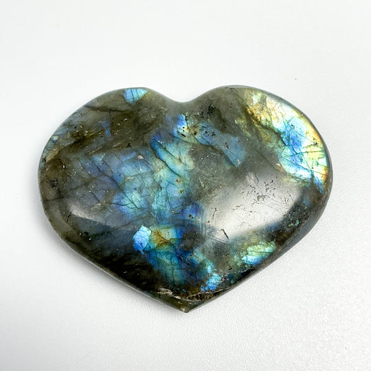 Labradorite Heart