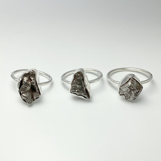 Campo Del Cielo Meteorite Ring - Rocks and Gems Canada