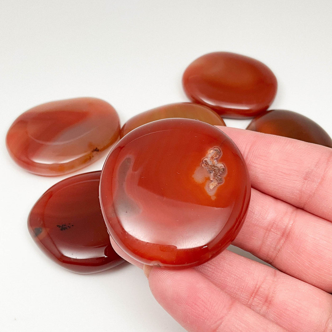 Carnelian Agate Touch Stone-Rocks and Gems Canada