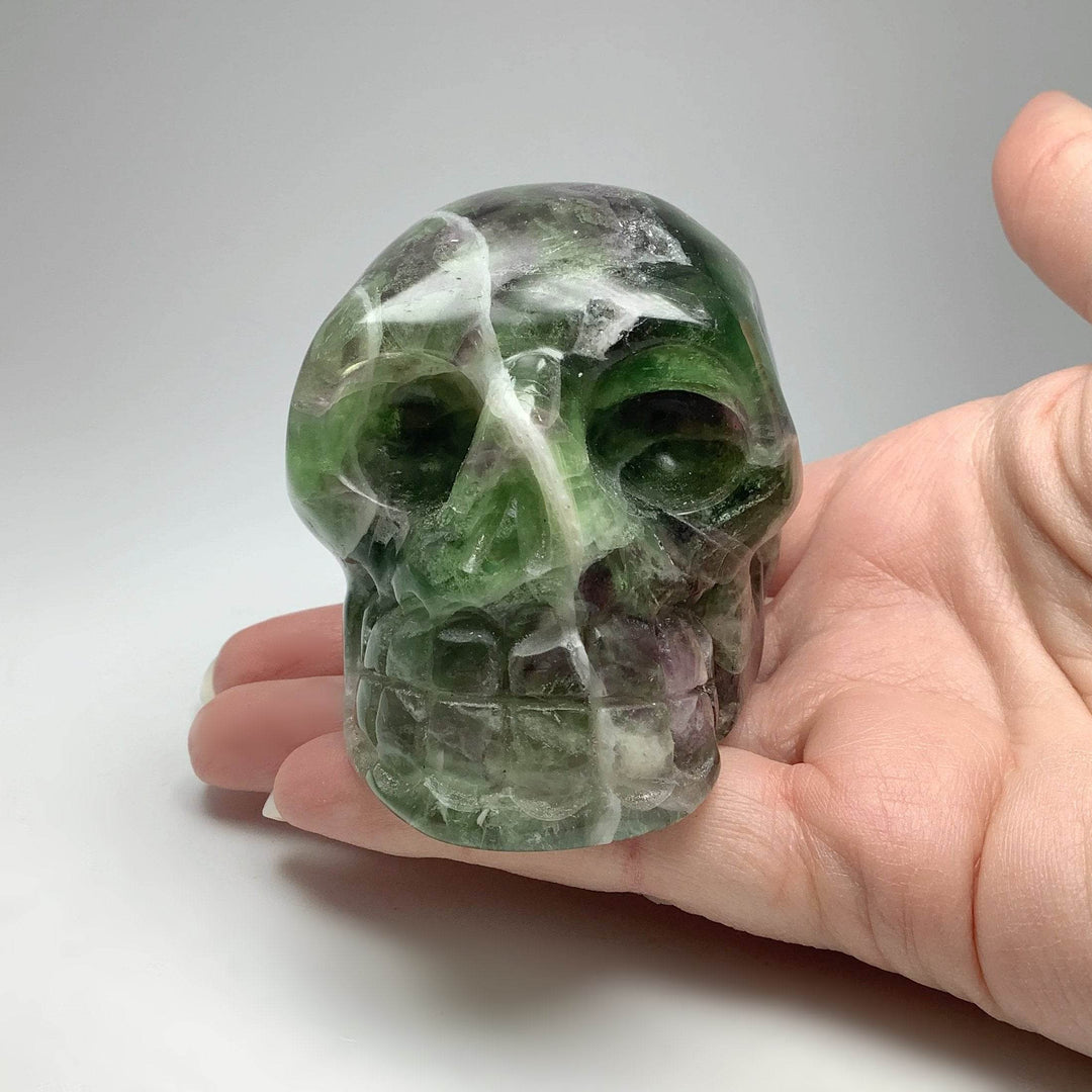 Carved Fluorite Skull-Rocks and Gems Canada