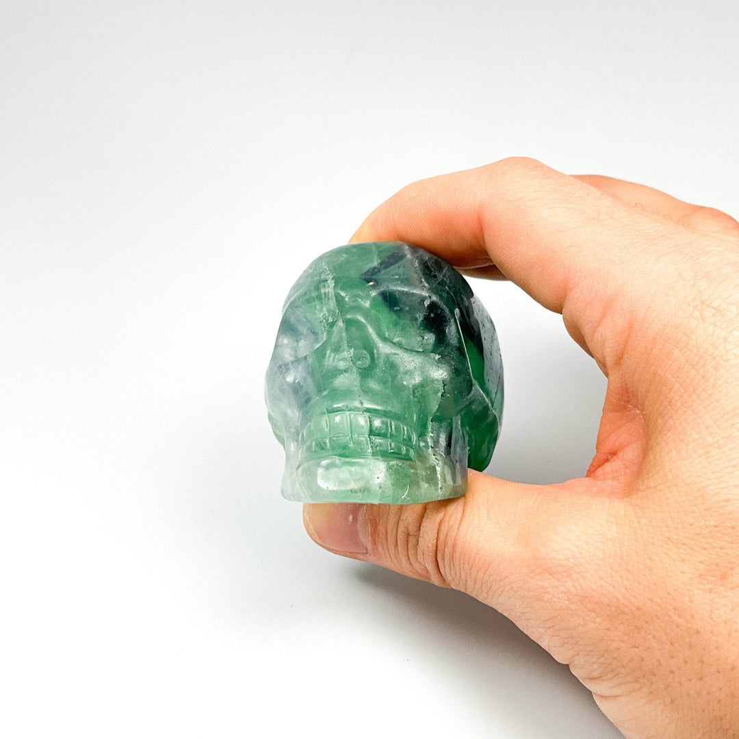 Carved Fluorite Skull-Rocks and Gems Canada