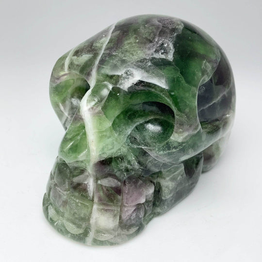 Carved Fluorite Skull-Rocks and Gems Canada