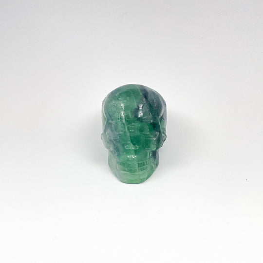 Carved Fluorite Skull-Rocks and Gems Canada